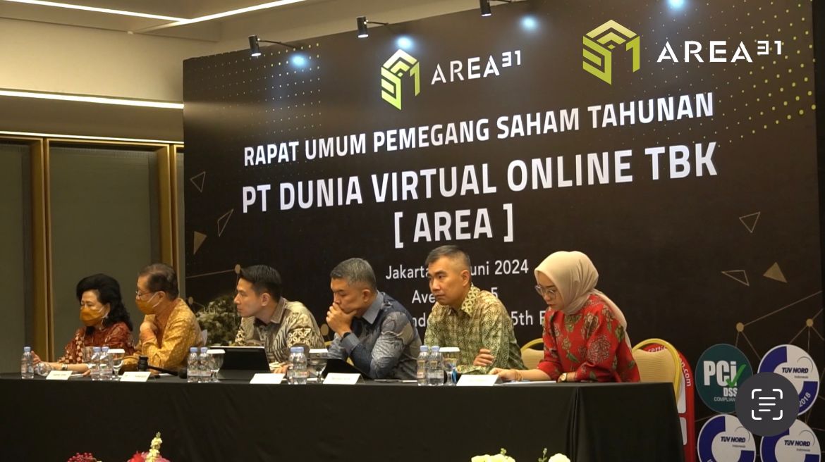 RUPST PT Dunia Virtual Online Tbk [AREA]